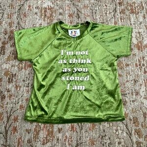 Omighty Stoned Velvet Baby Tee